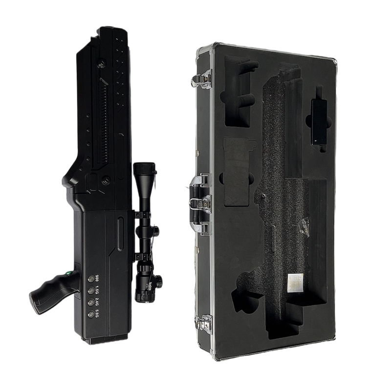  瑞金手持便携式枪型低空防御反制四通道A型