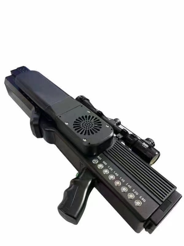  瑞金手持便携式枪型低空防御反制八通道